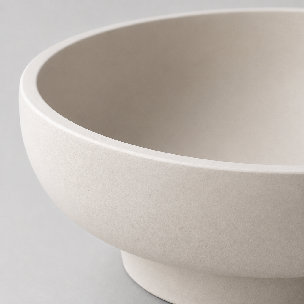 Oren Concrete Pedestal Bowl