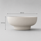 Oren Concrete Pedestal Bowl