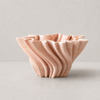 Mila Pleated Ceramic Vase