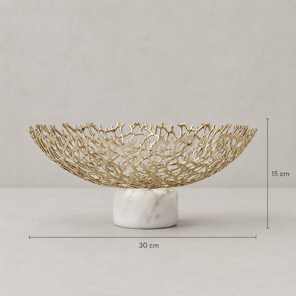 Aurelia Marble Base Bowl