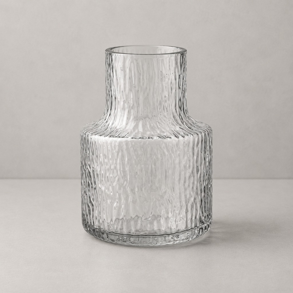 Nora Textured Glass Vase