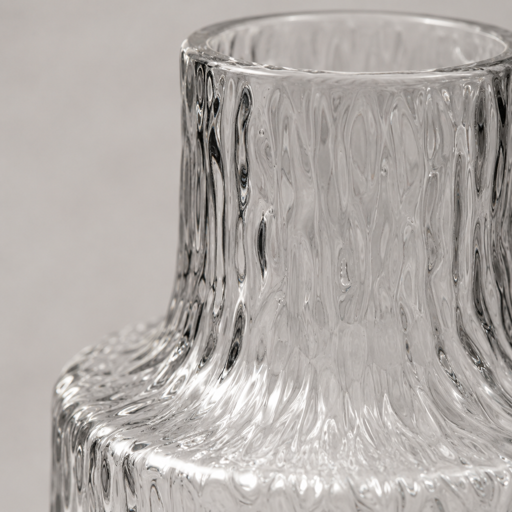 Nora Textured Glass Vase