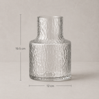 Nora Textured Glass Vase