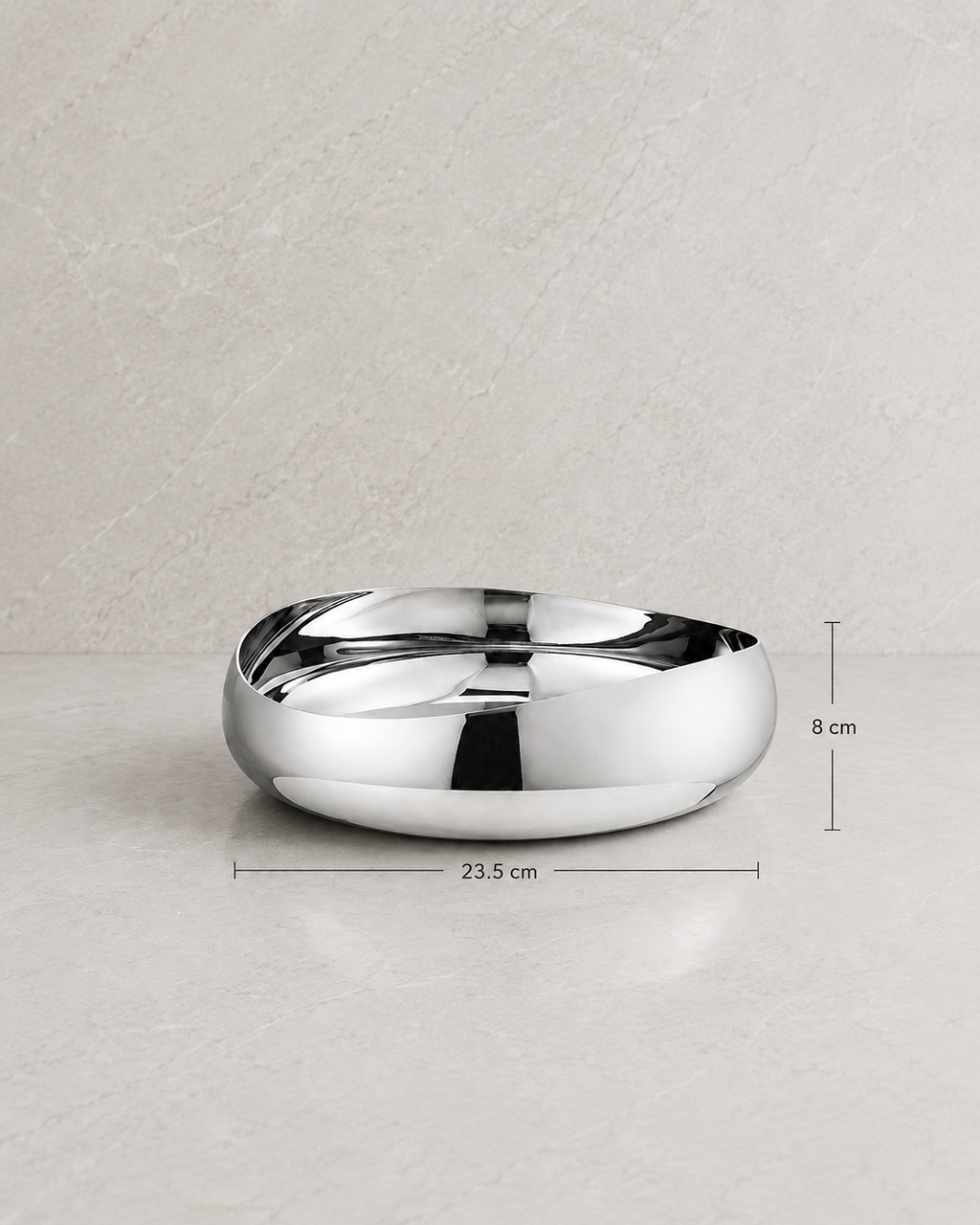 Mira Oval Stainless Steel Tray