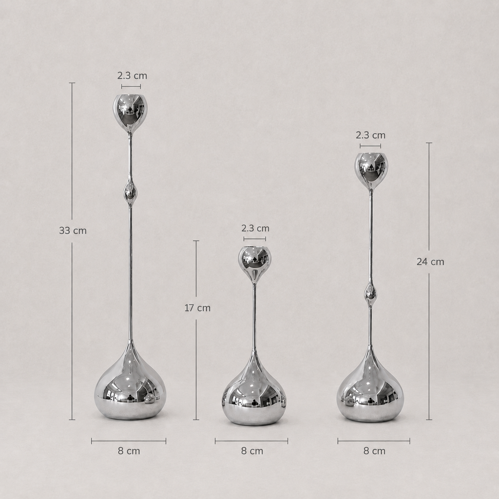 Selene Candle Holders – Set of 3