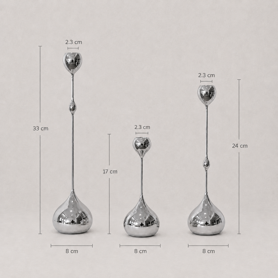 Selene Candle Holders – Set of 3