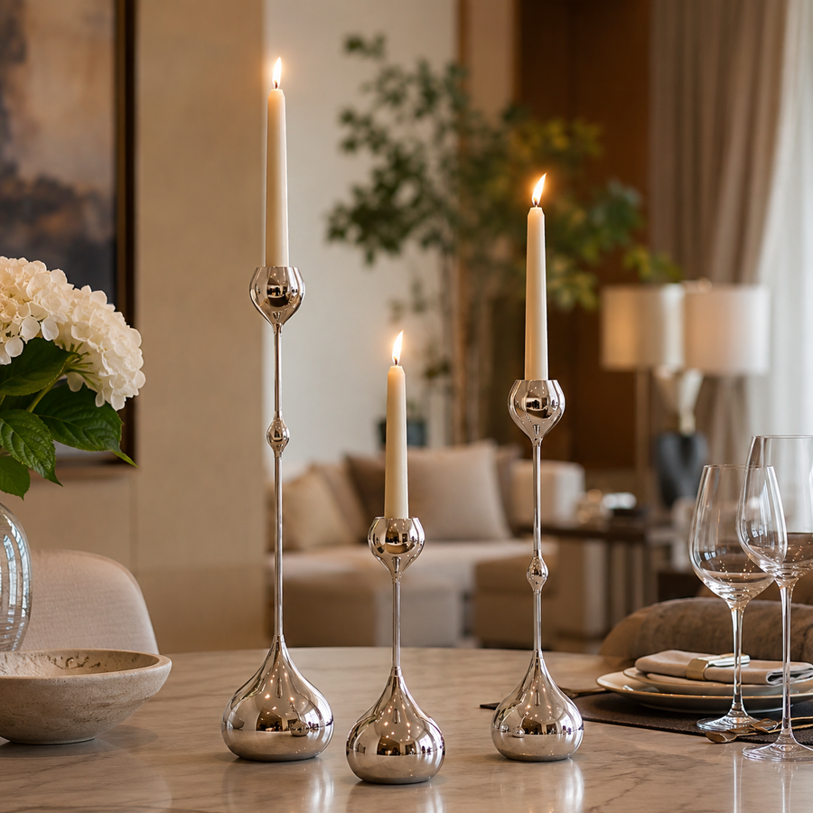Selene Candle Holders – Set of 3