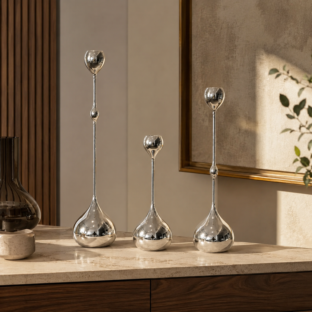 Selene Candle Holders – Set of 3
