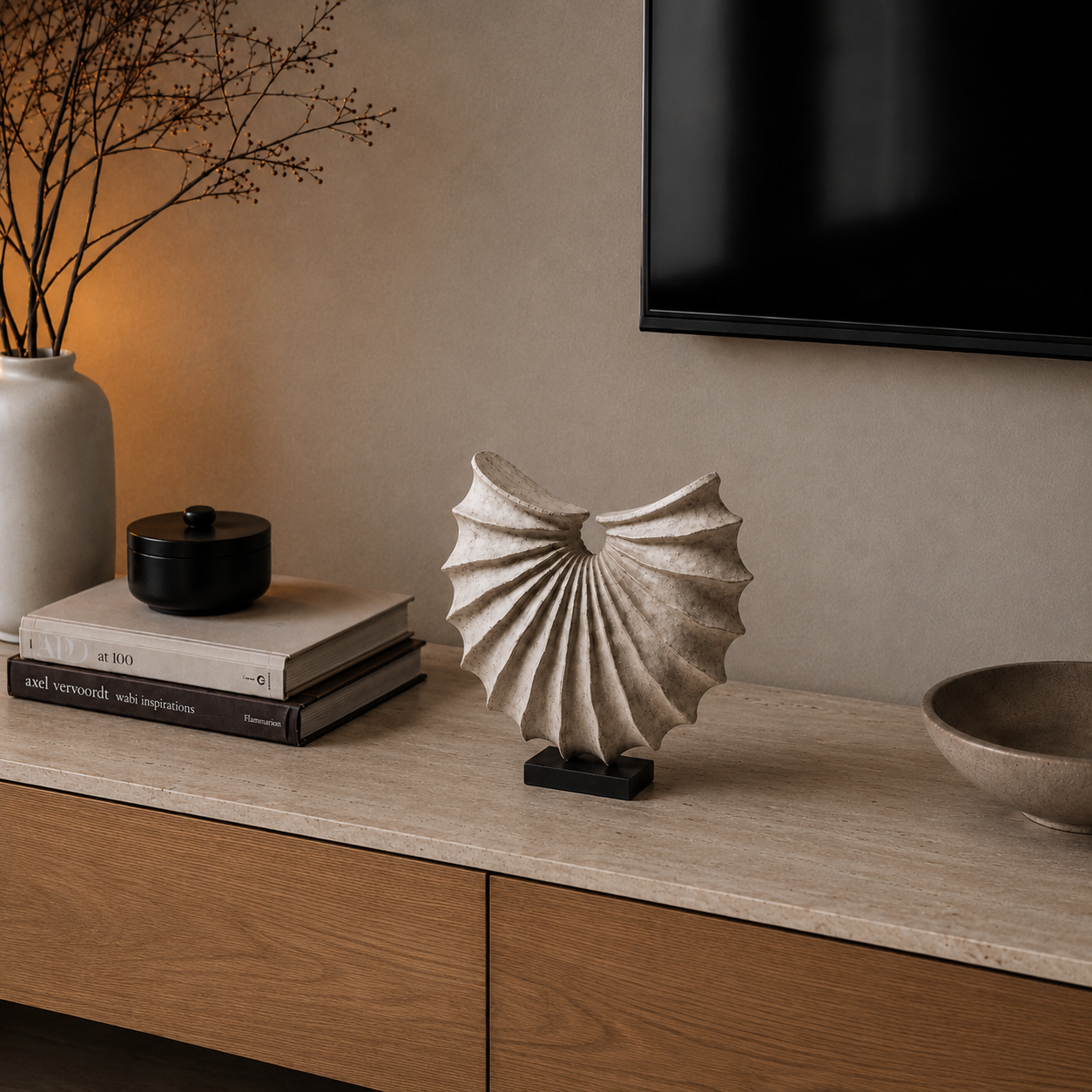 Sola Resin Shell Sculpture