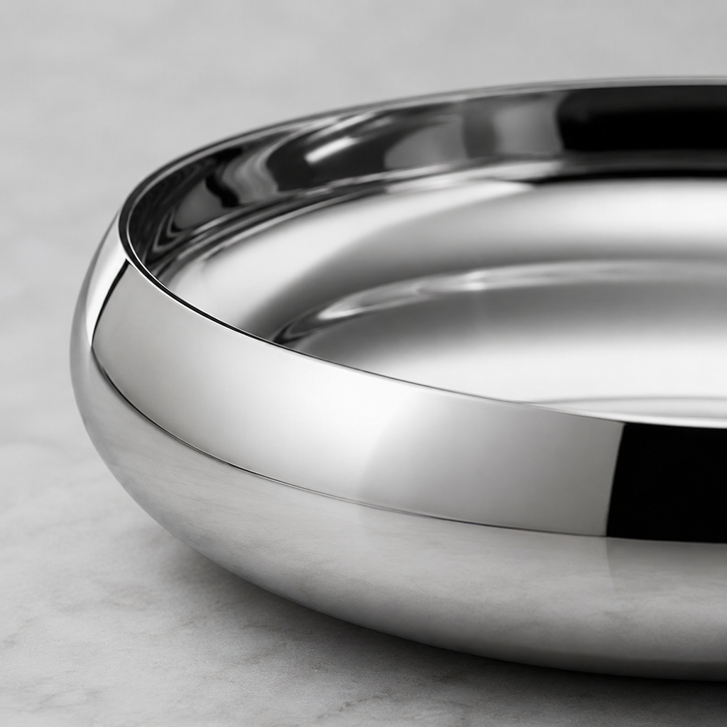 Mira Oval Stainless Steel Tray