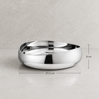 Mira Oval Stainless Steel Tray