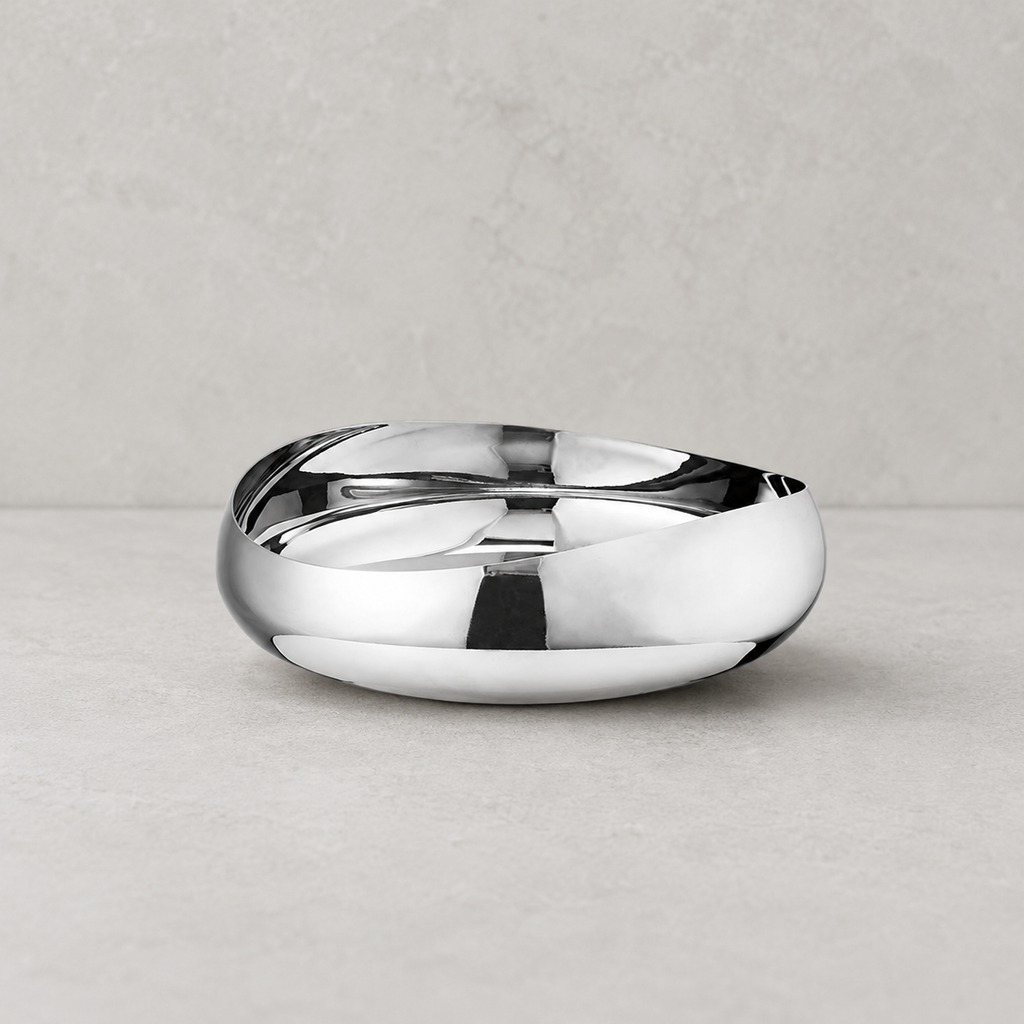Mira Oval Stainless Steel Tray