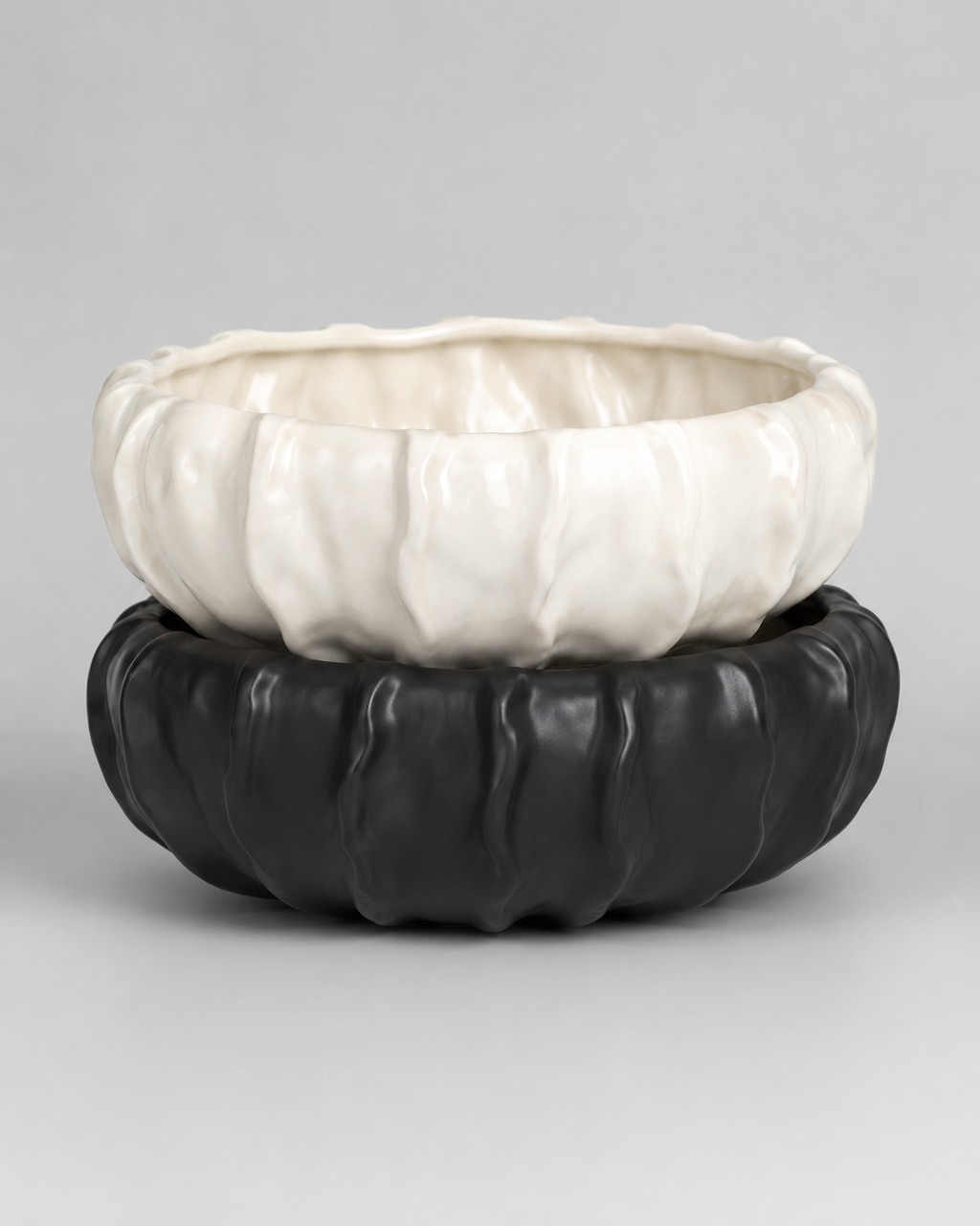 Cala Pleated Ceramic Bowl